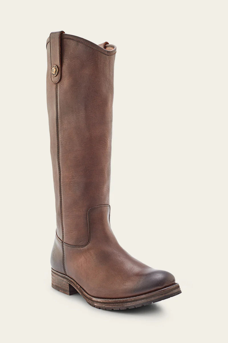 Melissa Double Sole Button Lug Tall Boot | The Frye Company | FRYE