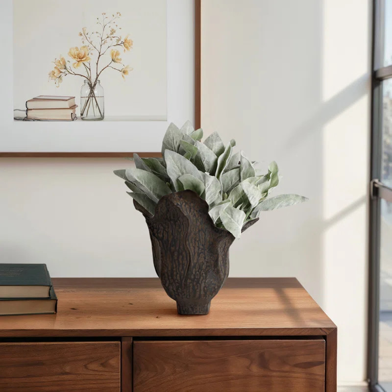 Orren Ellis 13" Rust Quenette Small Porcelain Vase | Wayfair | Wayfair North America