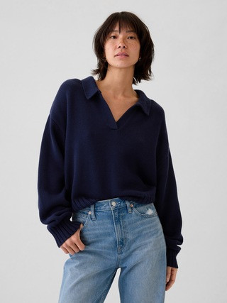 Shrunken Polo Sweater | Gap (US)