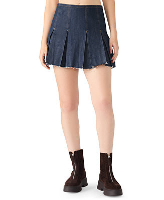 Steve Madden Women's Joan Pleat Detail Mini Skorts - Macy's | Macy's