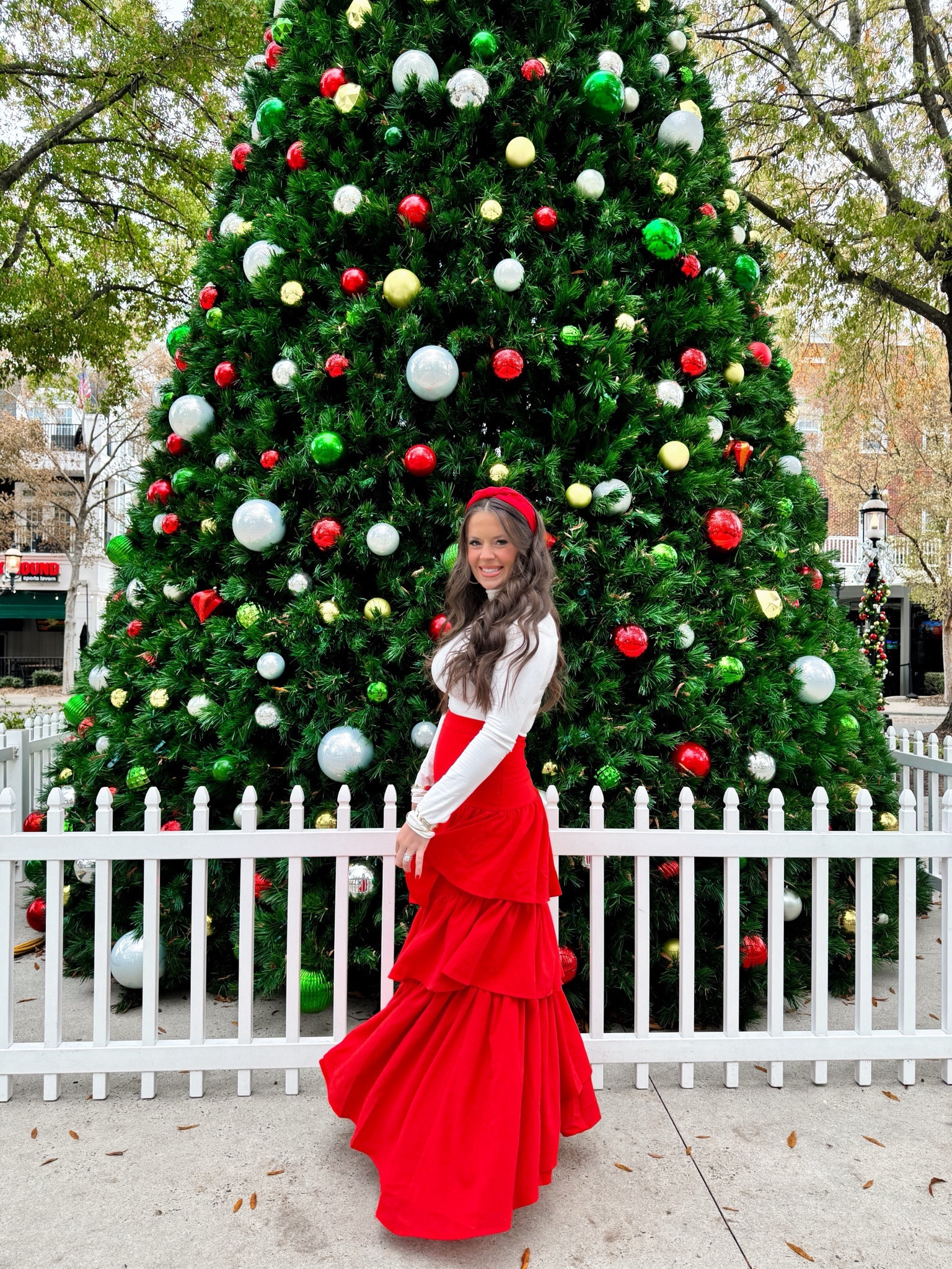 Twirling my way into HOLIDAY szn 💃🏽🎄🤍🎅🏽🎁❤️ I have never loved an outfit so much - I feel so festive & fiestyyyyy 😜✨ Tomorrow is the LAST day to save 30% (!!!!!!!!!!!!!) off Red Dress’s Holiday collection using code “THANKSLANDON30” - don’t miss out! 🤍 

Family Christmas photos, Christmas photos, Christmas photo outfits, family Christmas outfits, sequins, silver dress, Christmas outfit, heels, Christmas outfit Inso, date night style, date night fashion, holiday style, holiday outfits, festive style, holiday fashion, family Christmas photo fashion, red skirt, red maxi skirt, red outfit, holiday outfitt

#LTKstyletip #LTKHoliday #LTKSeasonal