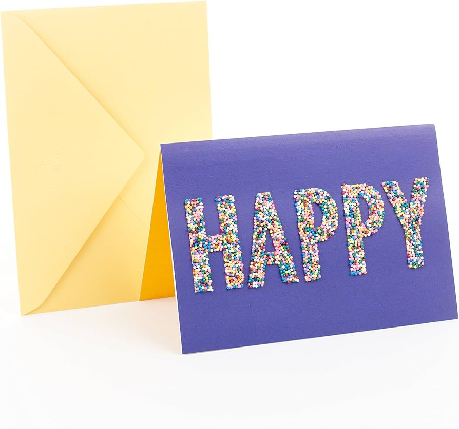 Hallmark Signature Birthday Card (Happy Sprinkles) | Amazon (US)