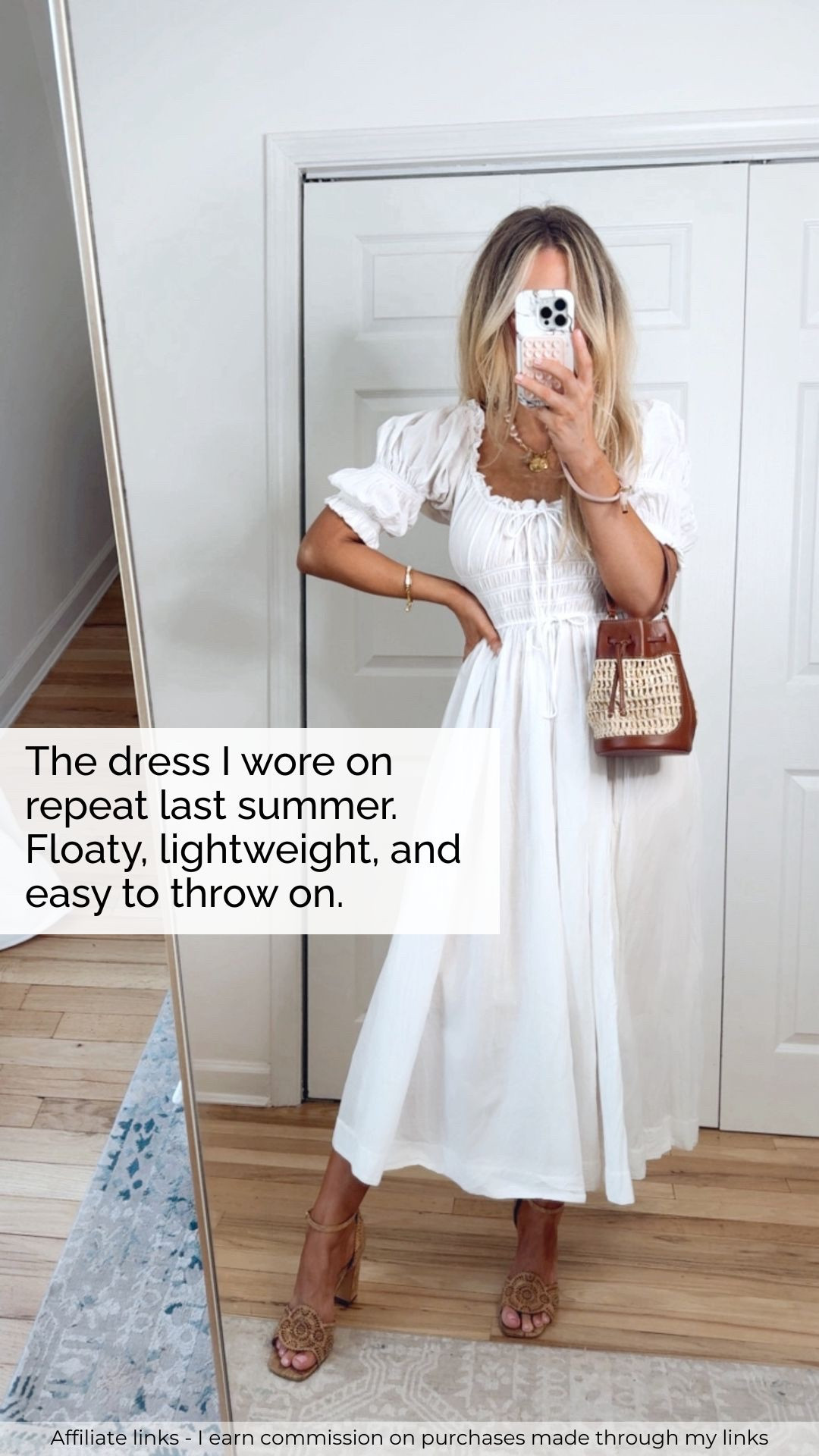 Affiliate links - I earn commission on purchases made through my links | white summer dress 
