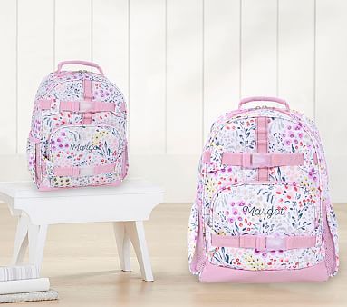 Mackenzie Pink Field Floral Backpacks | Pottery Barn Kids