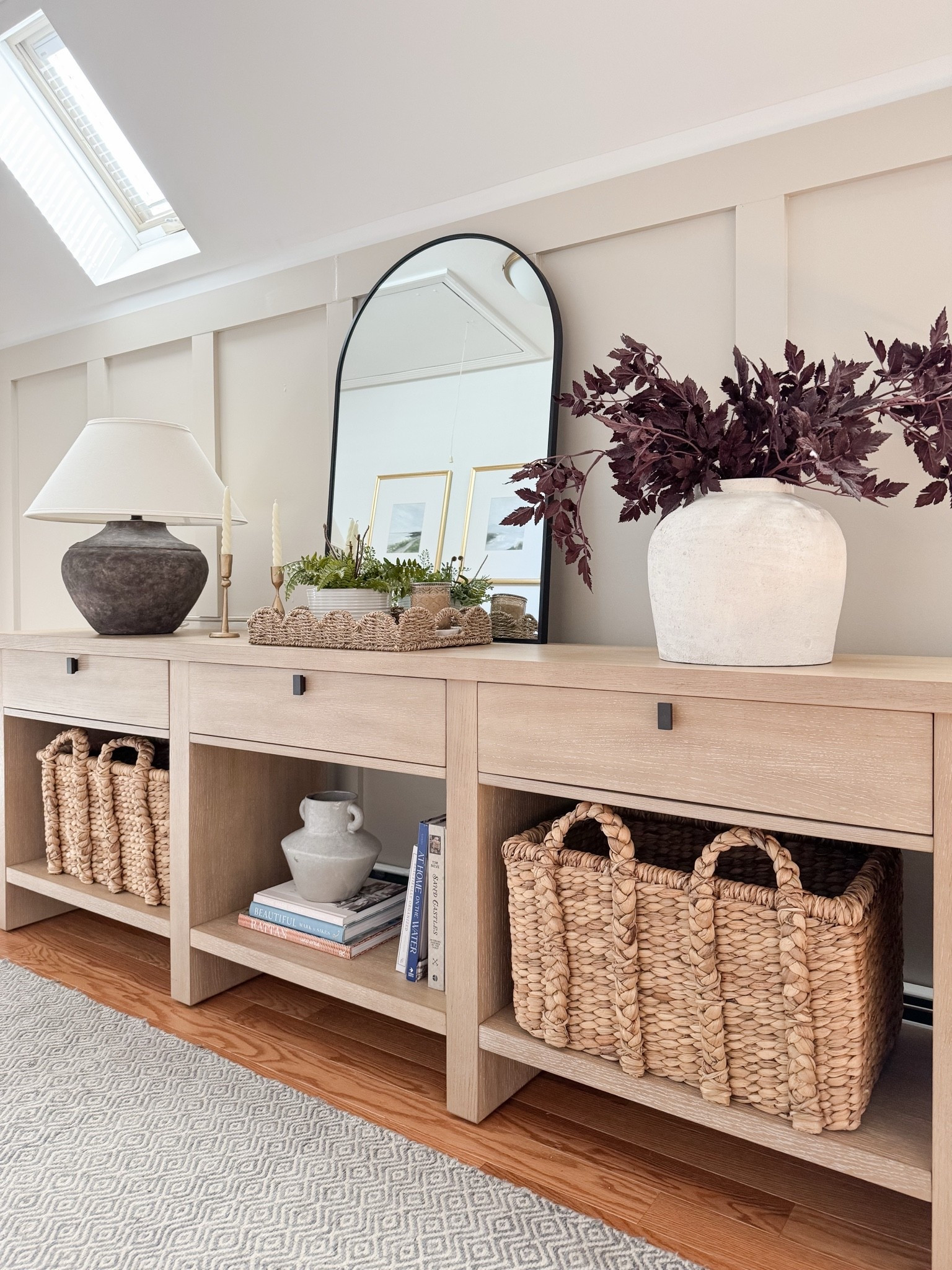 This pottery barn sideboard adds storage and texture while elevating the entire space. coastal storage furniture, sideboard buffet, woven furniture, neutral home decor, coastal interiors, timeless furniture, home organization, living room styling, sherricalnanhome

#LTKHome