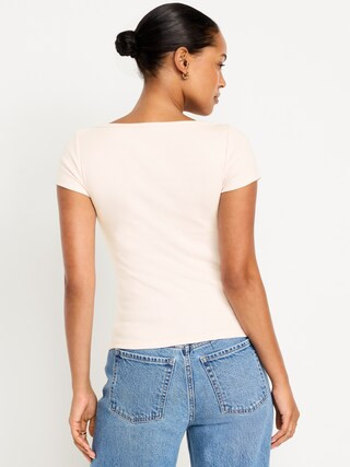 Snug Boatneck T-Shirt | Old Navy (US)