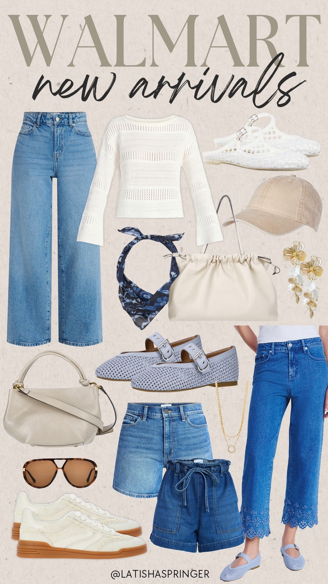 Walmart new arrivals I’m loving for spring!

#walmartfinds

Walmart finds. Walmart fashion. Walmart new arrivals. Walmart denim. Walmart spring sweater. Eyelet embroidered hem jeans. Walmart spring handbag. Trendy jelly flats. Spring trends  

#LTKSeasonal #LTKootd #LTKdayinmylife