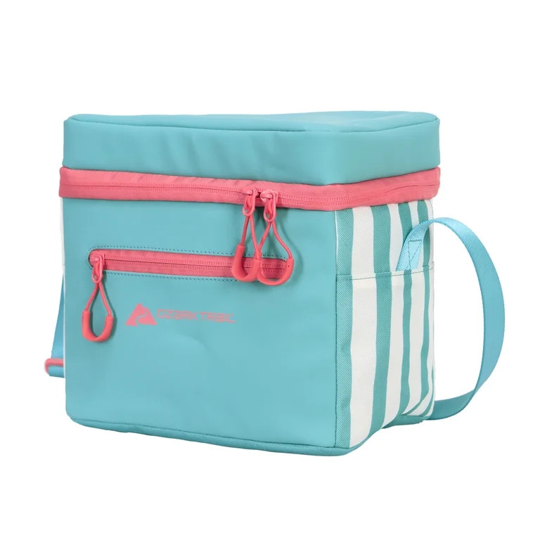 Ozark Trail Coated Soft Side Cooler with Removable Hardliner, 6 Can , 6 Quart Capacity, Summer Vi... | Walmart (US)
