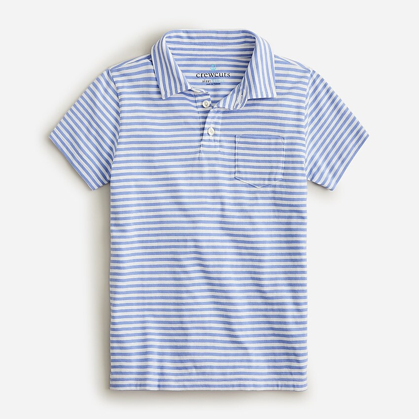 Boys' short-sleeve polo shirt in stripe | J. Crew US