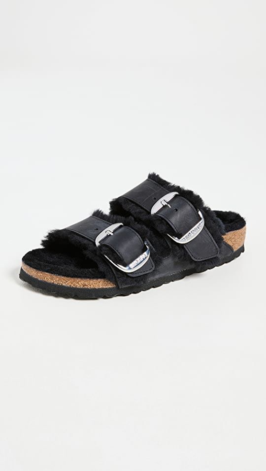 Birkenstock Arizona Big Buckle Shearling Sandals | SHOPBOP | Shopbop