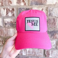Jesus Loves Me Baseball Cap | Patch Hat Summer Distressed Cotton Ball Unisex | Etsy (US)