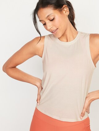 UltraLite Mesh-Stripe Performance Tank Top for Women | Old Navy (US)
