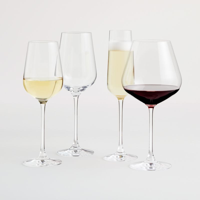Hip Wine Glasses | Crate and Barrel | Crate & Barrel