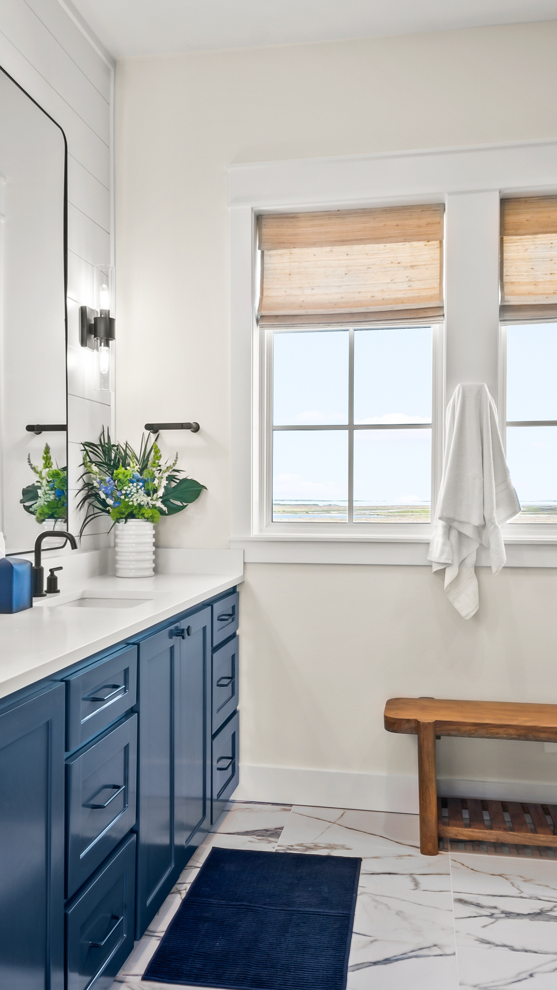 Designed for both unwinding in peace and getting ready in style—where every moment feels effortlessly elevated.

#bathroom #bathroomdesign #bathroomdecor #bathroomremodel #bathroominspo #bathroomrenovation #bathroomideas #bathroominspiration #bathroomstyle #bathroomvanity #bathroomtiles #modernbathroom #luxurybathroom #bathroomgoals #dreambathroom #interiordesign #homedecor #homeimprovement #cfdesigns #portaransas #Texas #corpusChristi #cctxlocal
