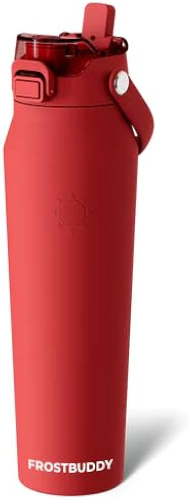 Frost Buddy 32oz Insulated Water Bottle with Straw & Chug Lid | Leak-Proof Stainless Steel | 24-H... | Amazon (US)