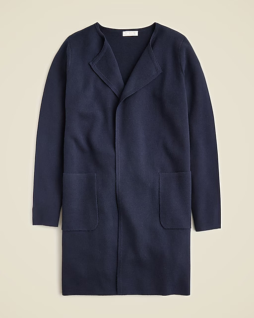 Juliette collarless sweater-blazer | J. Crew US