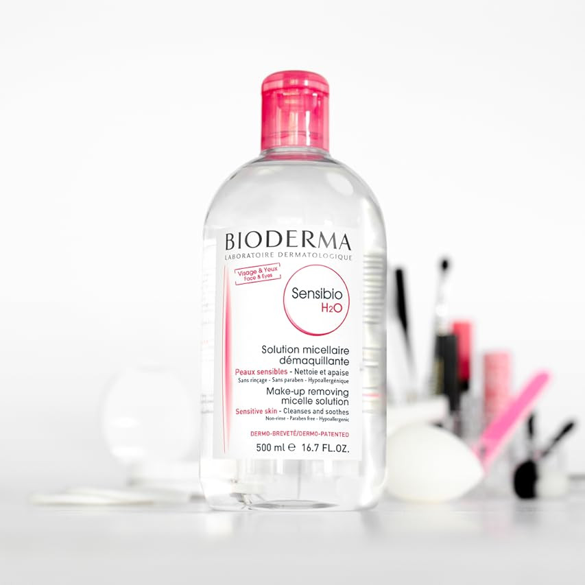 Bioderma - Sensibio - H2O Micellar Water - Makeup Remover Cleanser - Face Cleanser for Sensitive ... | Amazon (US)