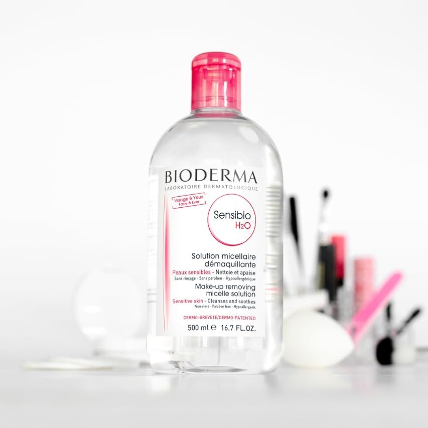 Bioderma - Sensibio - H2O Micellar Water - Makeup Remover Cleanser - Face Cleanser for Sensitive ... | Amazon (US)