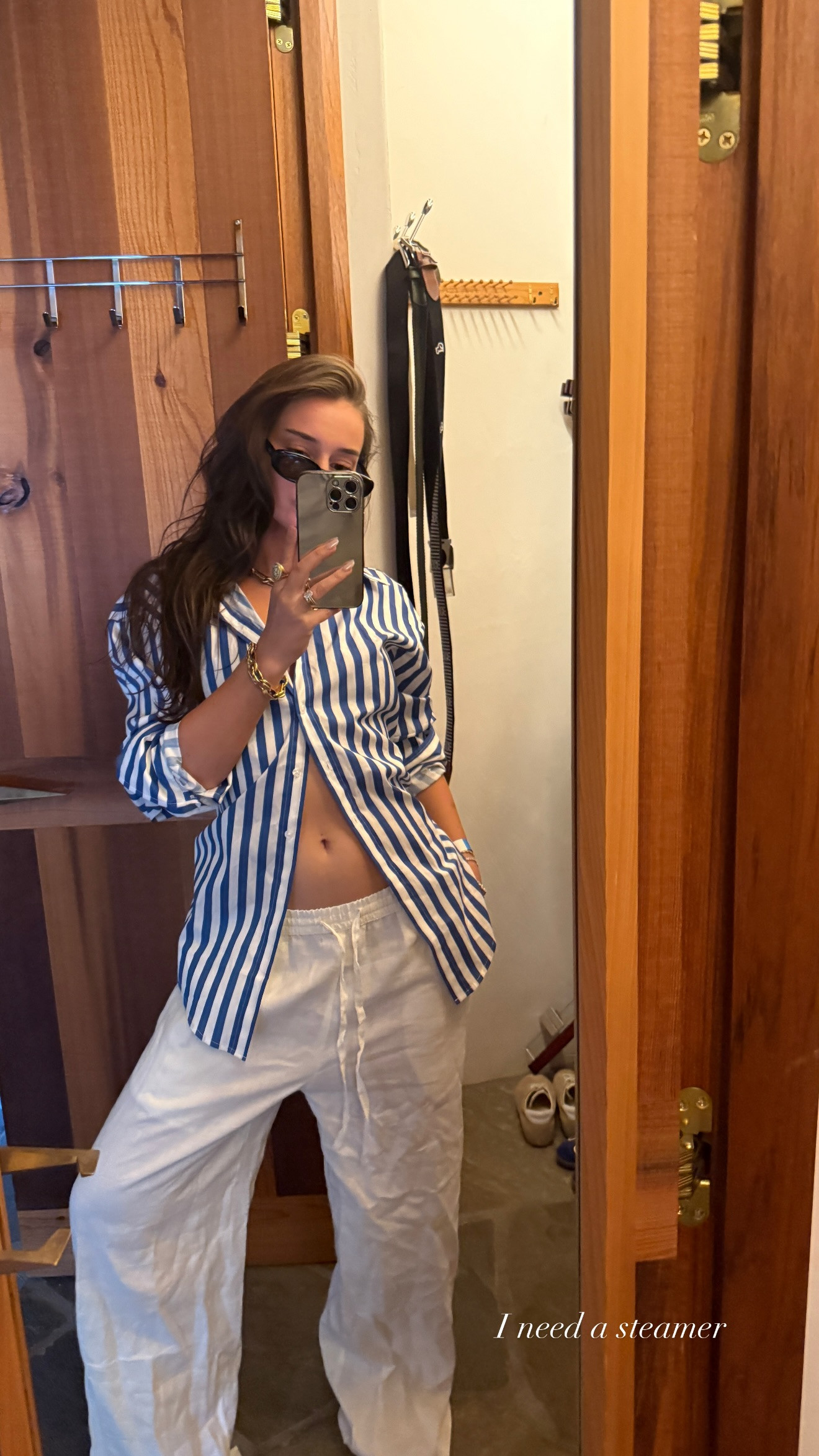 Loving stripes this season🩵 

 #LTKSeasonal #LTKStyleTip