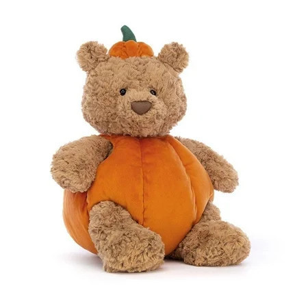Bartholomew Bear Pumpkin Plush Toy - Halloween Stuffed Animal, Pumpkin-Themed Collectible Gift for Fall Decorations Bartholomew Bear Pumpkin | Walmart (US)