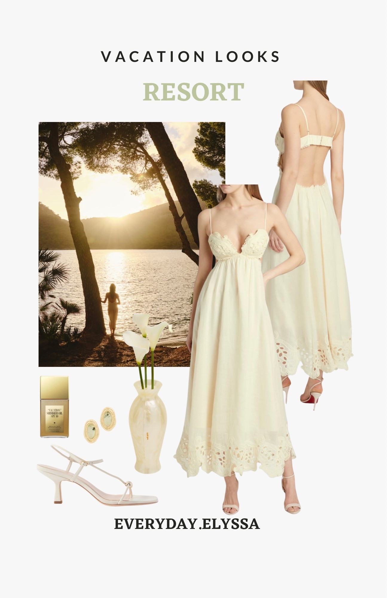 Vacation outfits beach 🥥🌊🐚

Shop this zimmermann dress on sale 

#LTKSaleAlert #LTKootd #LTKTravel