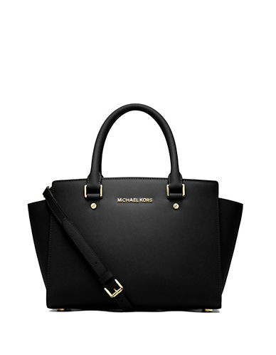 MICHAEL MICHAEL KORS Selma Leather Medium Zip Satchel | Lord & Taylor