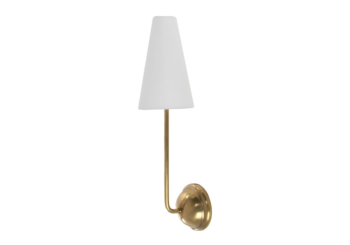 SINGLE MAUDE SCONCE | Brass | Alice Lane Home Collection