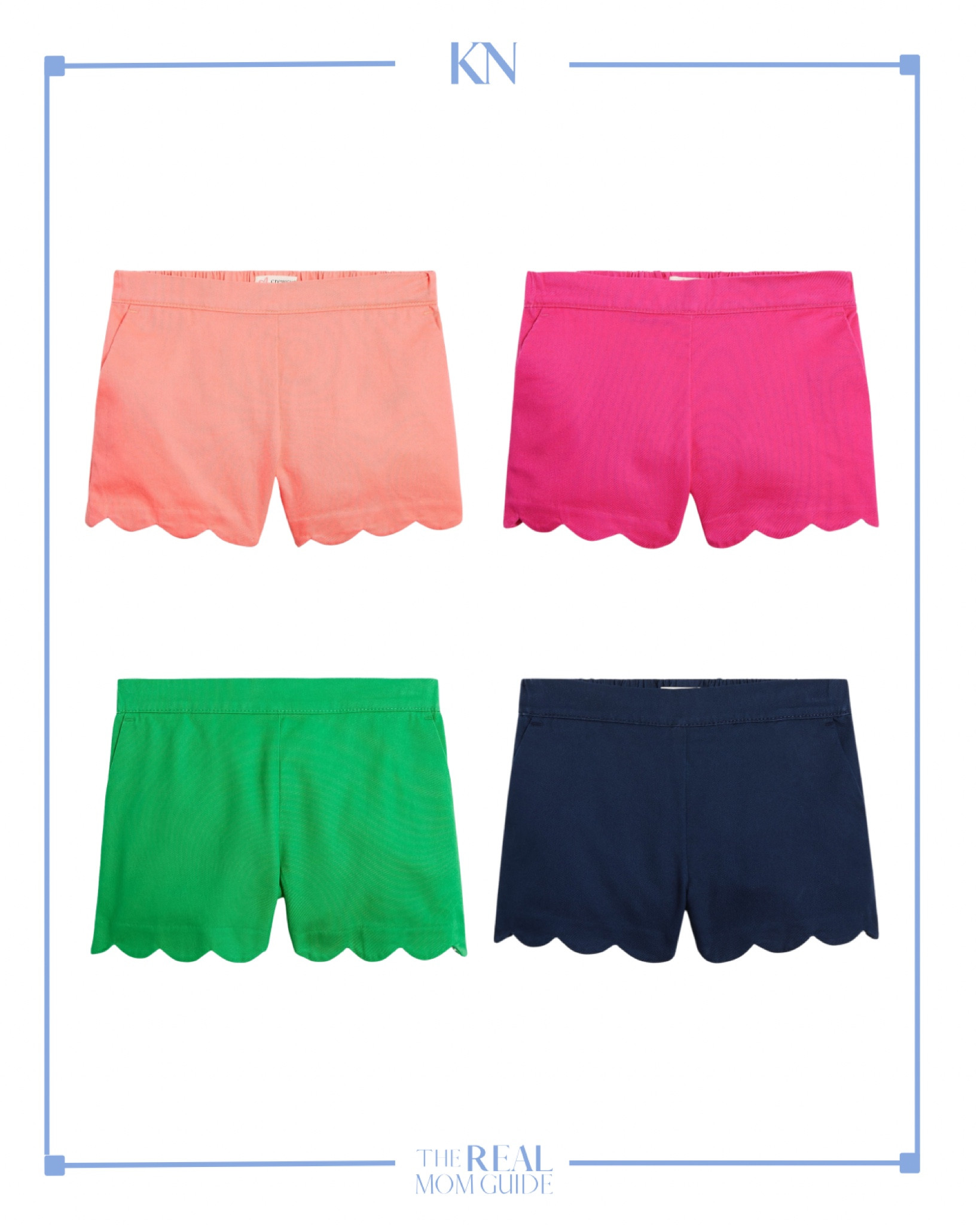 Girls scalloped shorts summer fashion preppy classic children's clothing toddler style sale

#LTKSeasonal #LTKstyletip #LTKkids