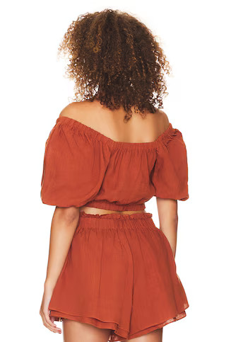Sancia x REVOLVE Mara Top in Rust from Revolve.com | Revolve Clothing (Global)