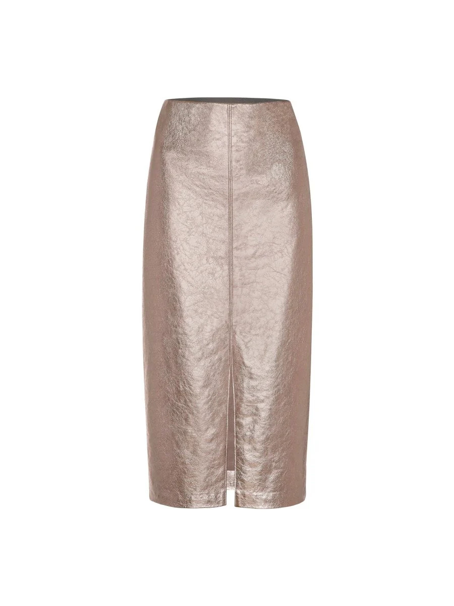 Women's Esme Metallic Skirt in Mica Metallic | Brochu Walker | Brochu Walker