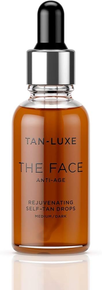 TAN-LUXE The Face Anti-Age - Rejuvenating Self-Tan Drops, 30ml - Cruelty & Toxin Free - Medium/Da... | Amazon (US)