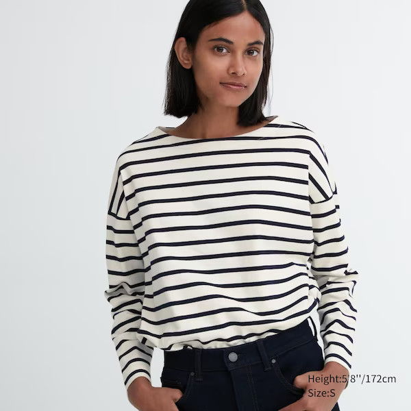 Striped Long Sleeve T-Shirt | UNIQLO (US)