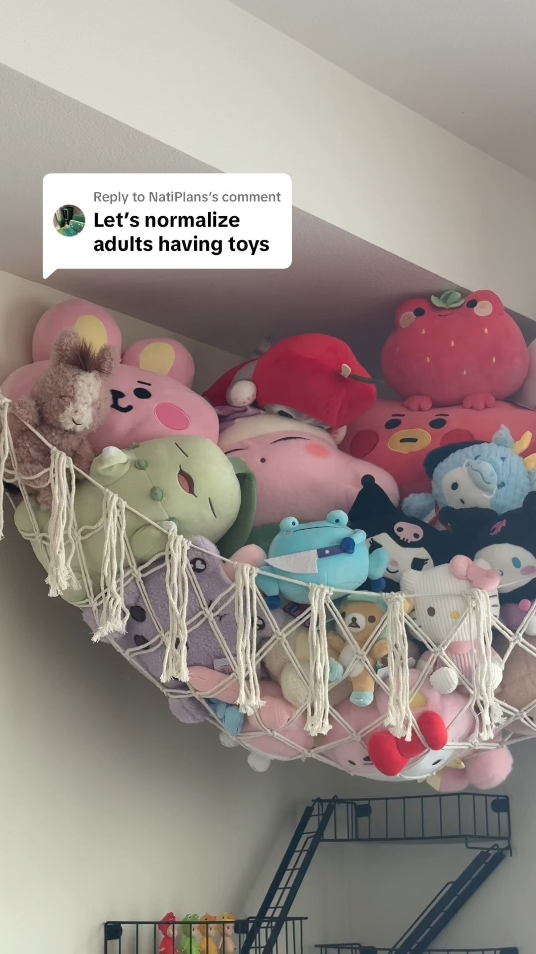 I have so many plushies that I have to find ways to organize them all and this toy hammock is another great option!

#plushies #plush #plushiesoftiktok #organizer #hammock 

#LTKHome