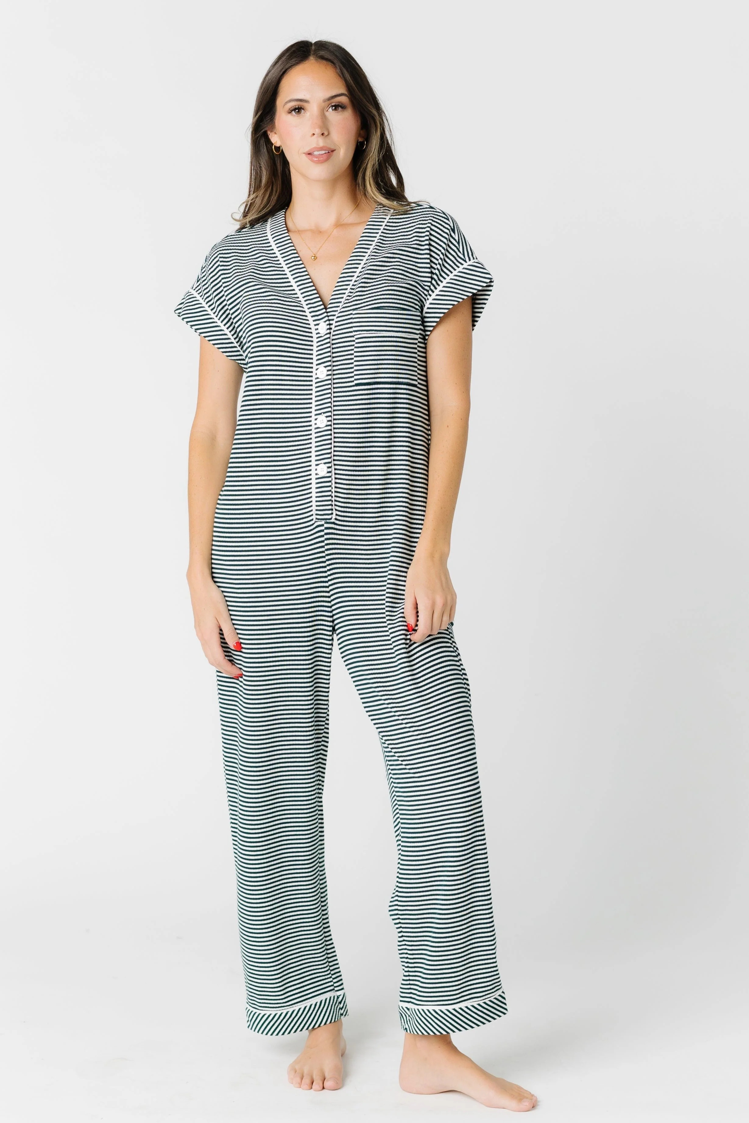 Striped Pajama Onesie | Called To Surf
