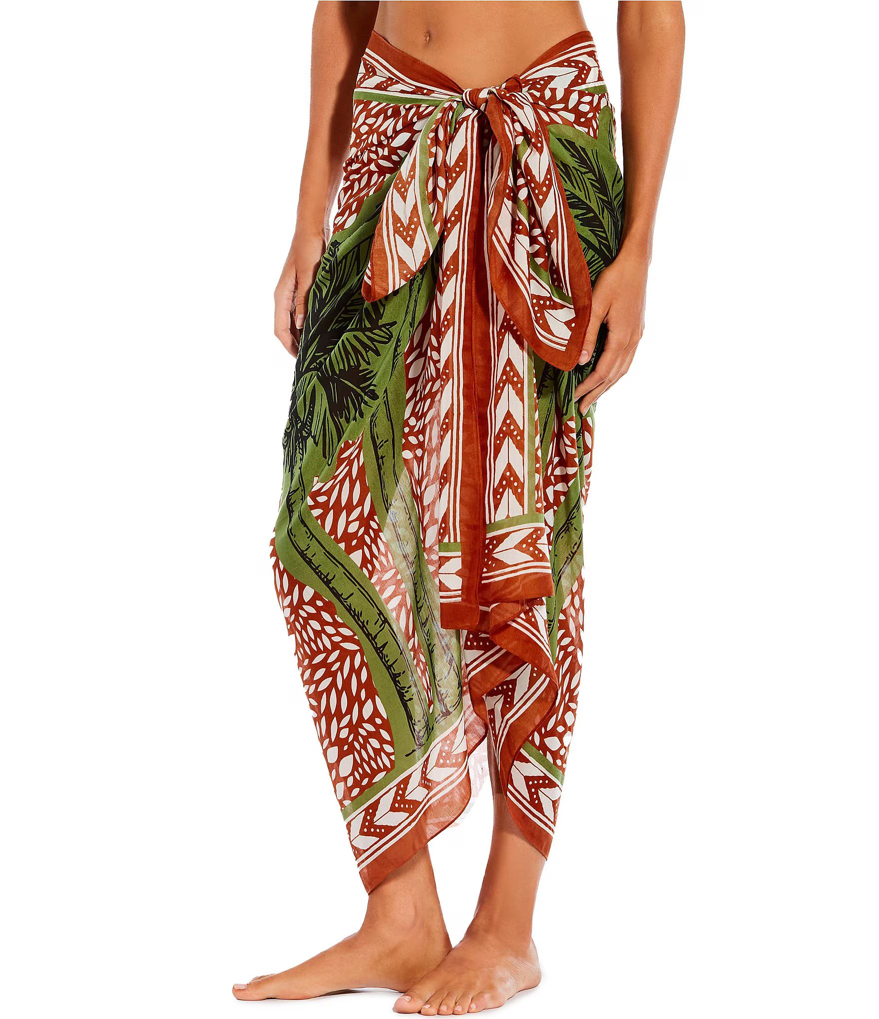 Antonio Melani Cartagena Classic Tie Pareo Sarong Swimsuit Cover-Up | Dillard's | Dillard's