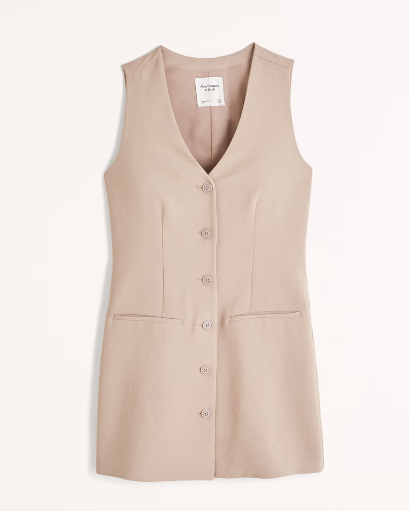 Vest Mini Dress | Abercrombie & Fitch (US)