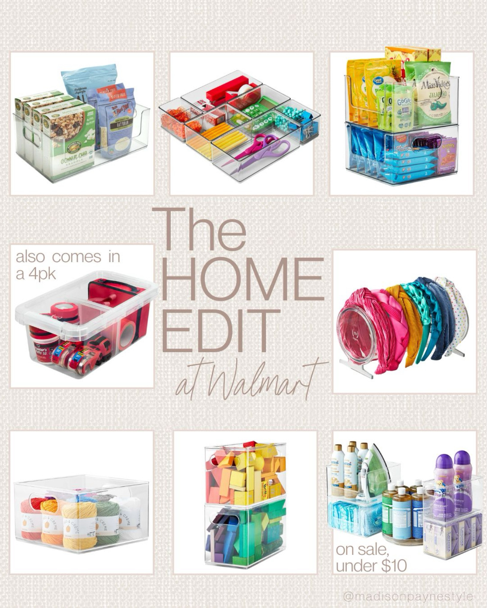 The Home Edit at Walmart 🏠 everything you need to get your home organized 

The home edit, Walmart, Walmart home, organization, organize, home organization, Madison Payne 

#LTKHome #LTKFindsUnder50 #LTKSeasonal