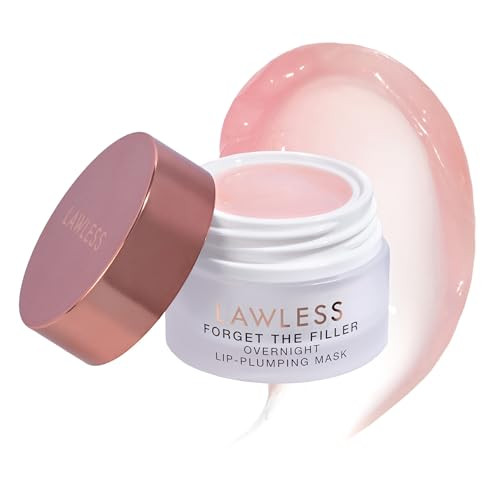 LAWLESS Forget the Filler Lip Mask - Sweet Dreams - Premium Overnight Lip Plumping Treatment with Natural Ingredients Designed to Plump, Hydrate, and Smooth Lips - 0.28 oz | Amazon (US)