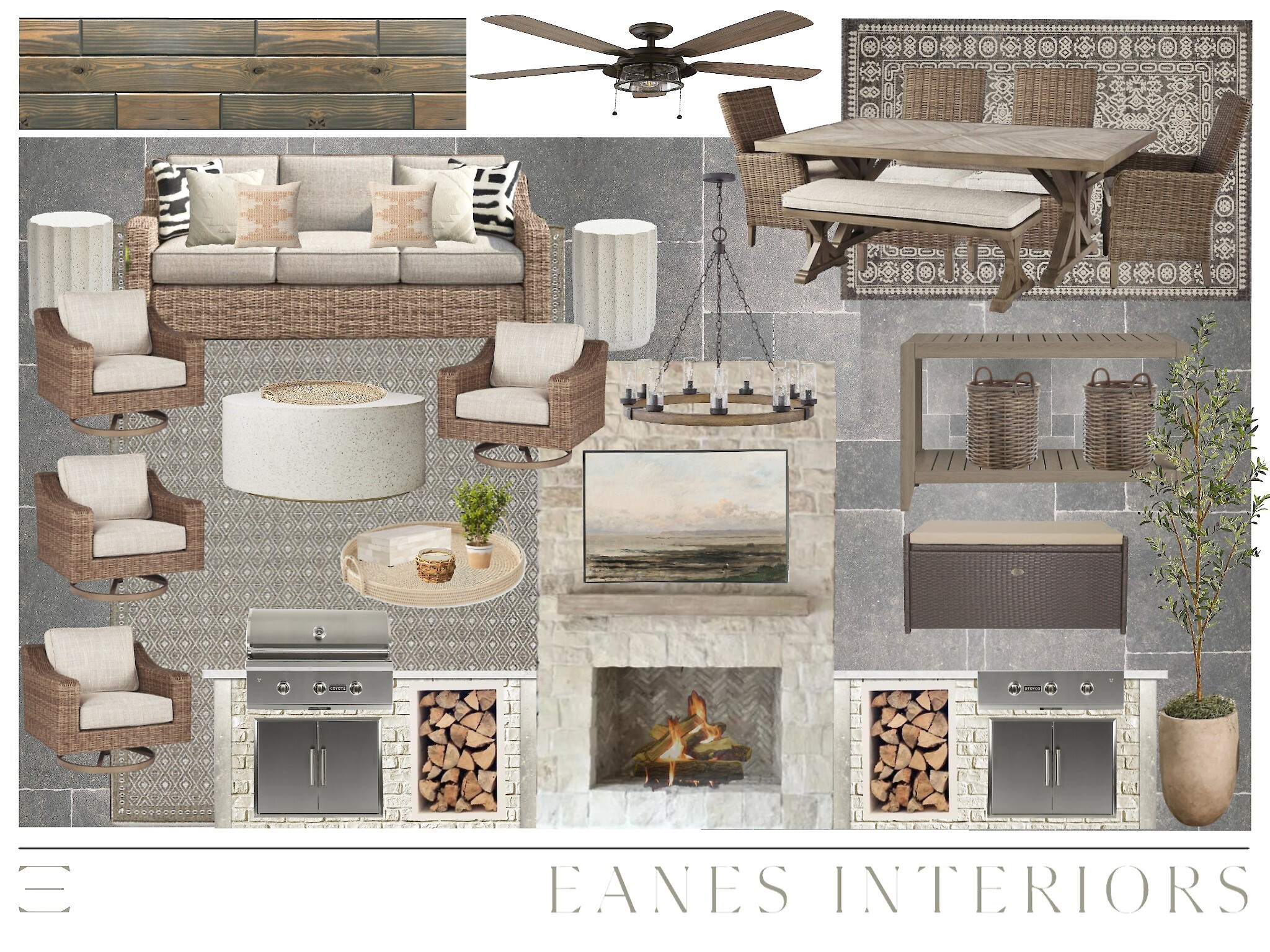 New patio design with some fun finds for summer lovin’ outdoors! 

#outdoorfurniture #patio #outdoorswivel #outdoorcoffeetable #outdoorrug #outdoordining #outdoorfan 

#LTKstyletip #LTKFind #LTKhome