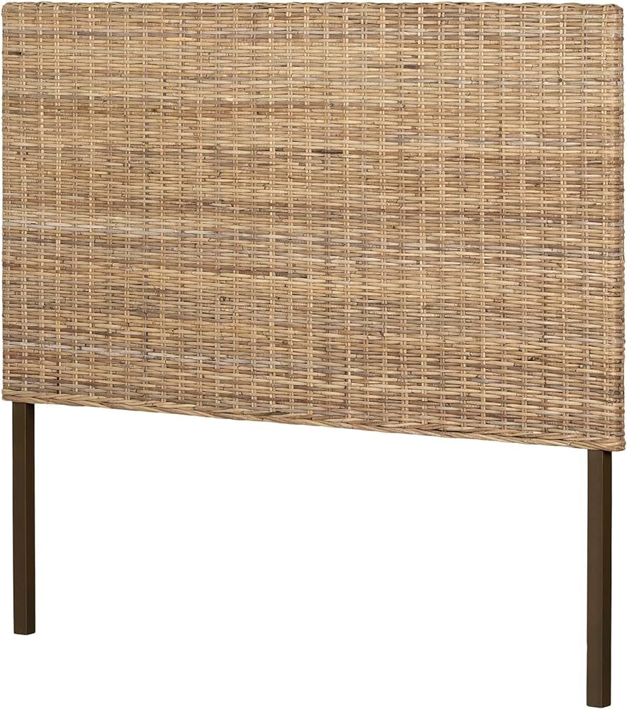 South Shore Avilla Rattan Headboard, Full | Amazon (US)