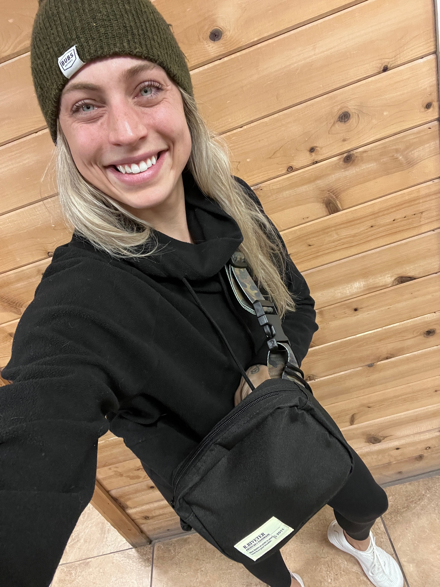 How cute and functional is this R Riveter Augusta belt bag? It is a little bigger than the lululemon belt bag and made of a durable canvas. It’s available in black with a camo strap and this beautiful green color. Plus, it’s on sale!

#LTKitbag #LTKsalealert #LTKstyletip