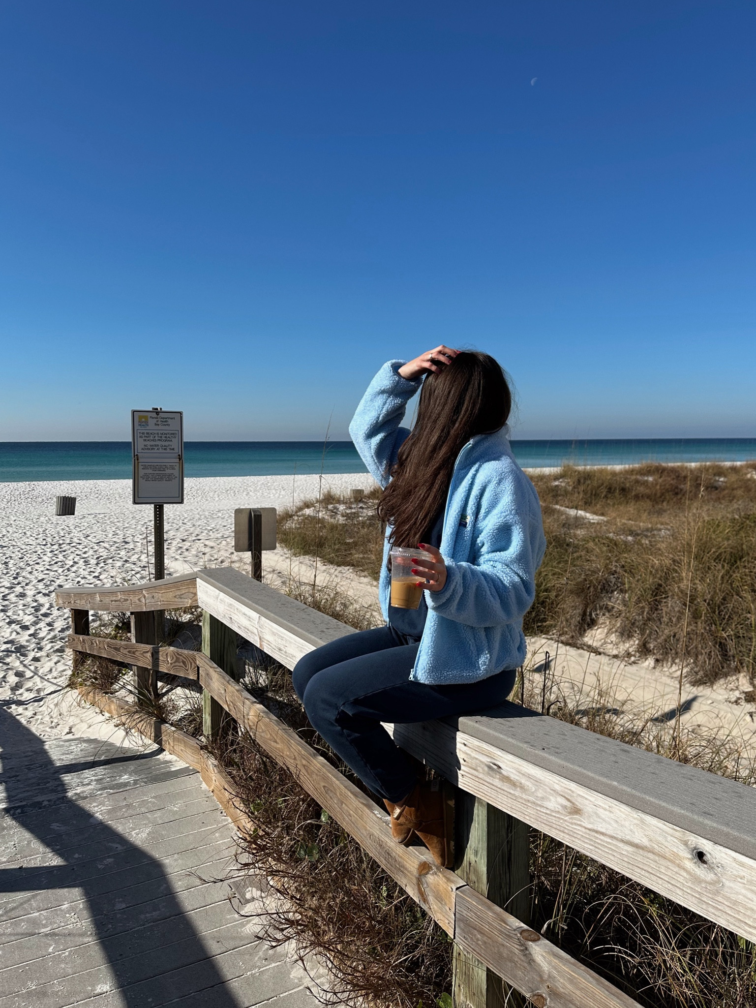 Christmas at home in FL 🩵 wearing all gifted pieces from American vintage! 

#LTKTravel #LTKHoliday #LTKSeasonal