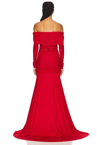 Carla Gown in Red | Revolve Clothing (Global)