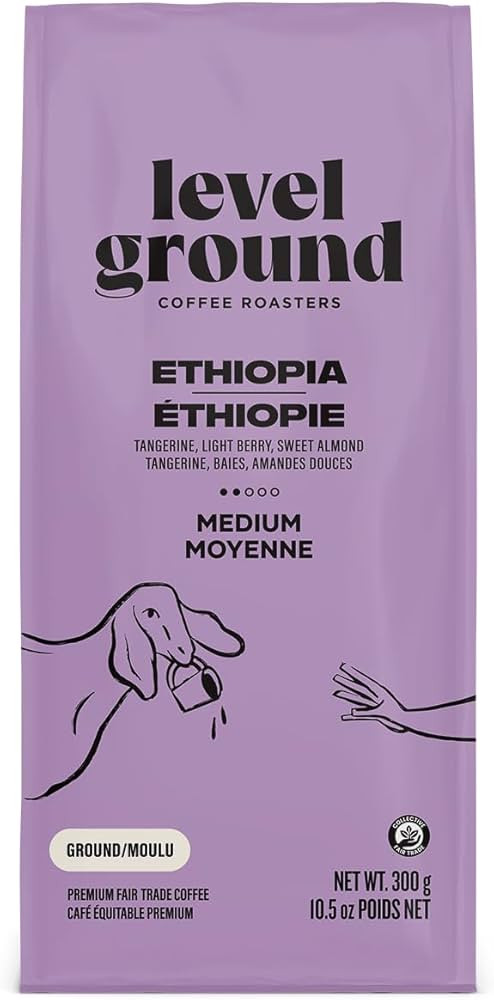 Level Ground Coffee - Ethiopia Single Origin – Medium Roast, Ground - Fair Trade, Kosher - Spec... | Amazon (CA)