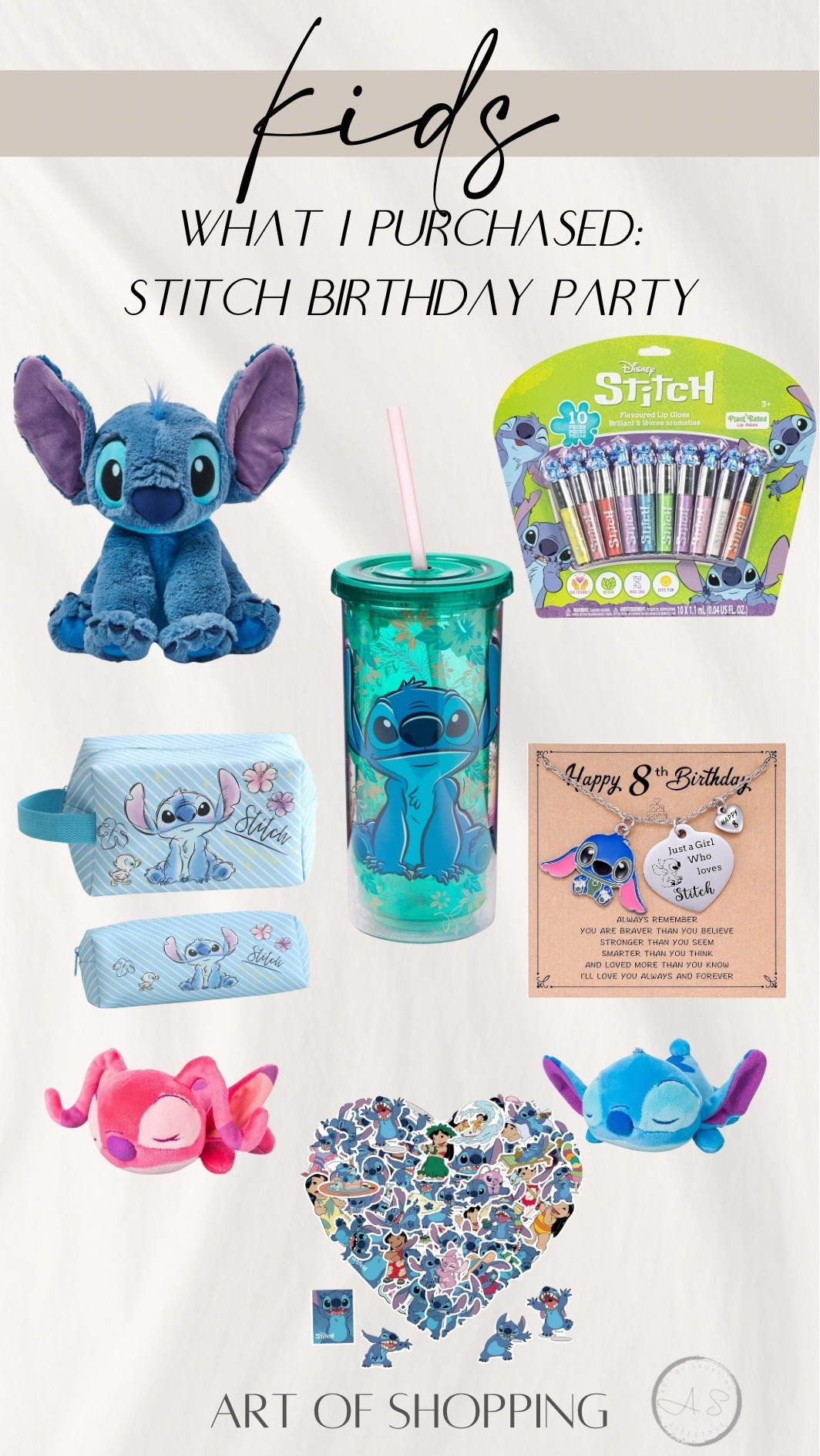 Cutest Lilo & Stitch Birthday Finds! 🎉

For my daughter’s 9th birthday, we went all-in on the Lilo and Stitch theme—and everything turned out SO cute! I found the perfect Stitch-themed gifts, party decor, and the sweetest little items for goodie bags that the kids LOVED.

From tropical party supplies to adorable Stitch accessories and cozy gifts, this setup made her day feel extra magical. 💙

All the party finds and gift ideas are linked in my LTK shop—perfect if you’re planning a themed birthday party soon!

🛍️ Shop all my Stitch picks in my LTK
🎁 Comment STITCH and I’ll DM you the links!

⸻

	•	Lilo and Stitch birthday party
	•	Stitch themed birthday ideas
	•	Kids party decor ideas
	•	Stitch birthday goodie bags
	•	9 year old girl gift ideas
	•	Stitch gift for kids
	•	Disney birthday party theme



#LTKFamily #LTKFindsUnder50 #LTKKids