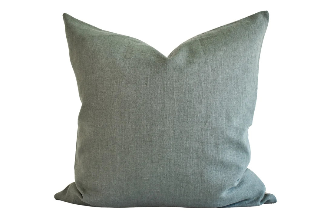 Linen Pillow Cover Sage - Etsy | Etsy (US)