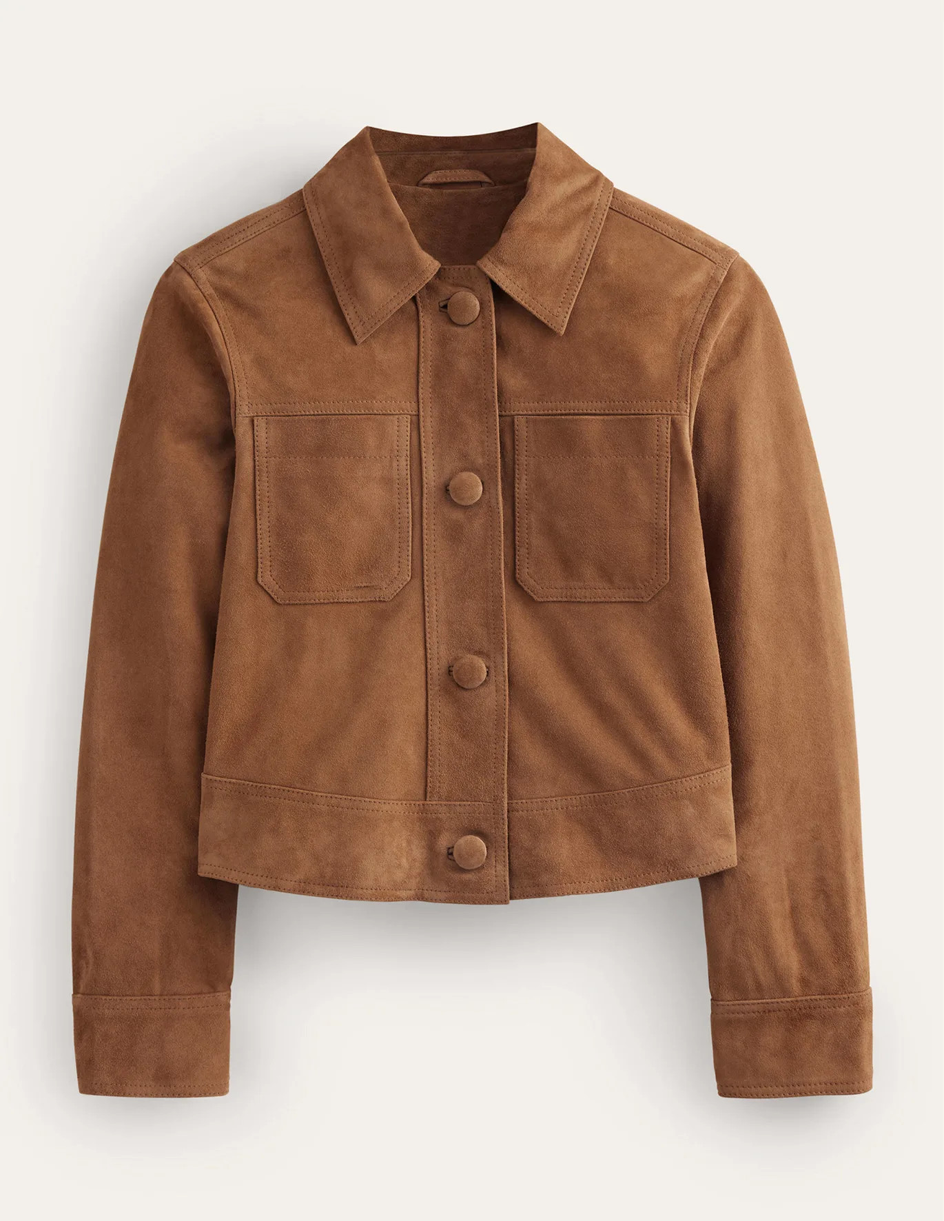 Collared Suede Jacket | Boden (US)
