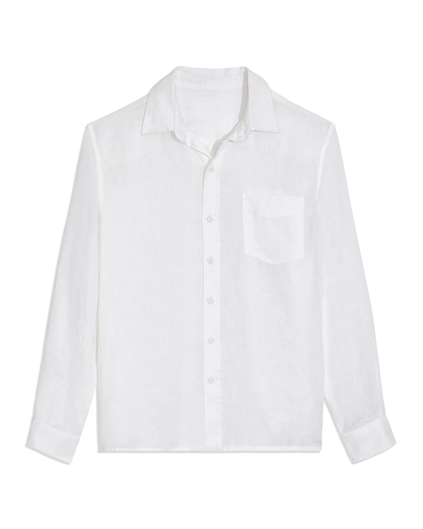Men's Long Sleeve Linen Button Down Shirt | We Wore What