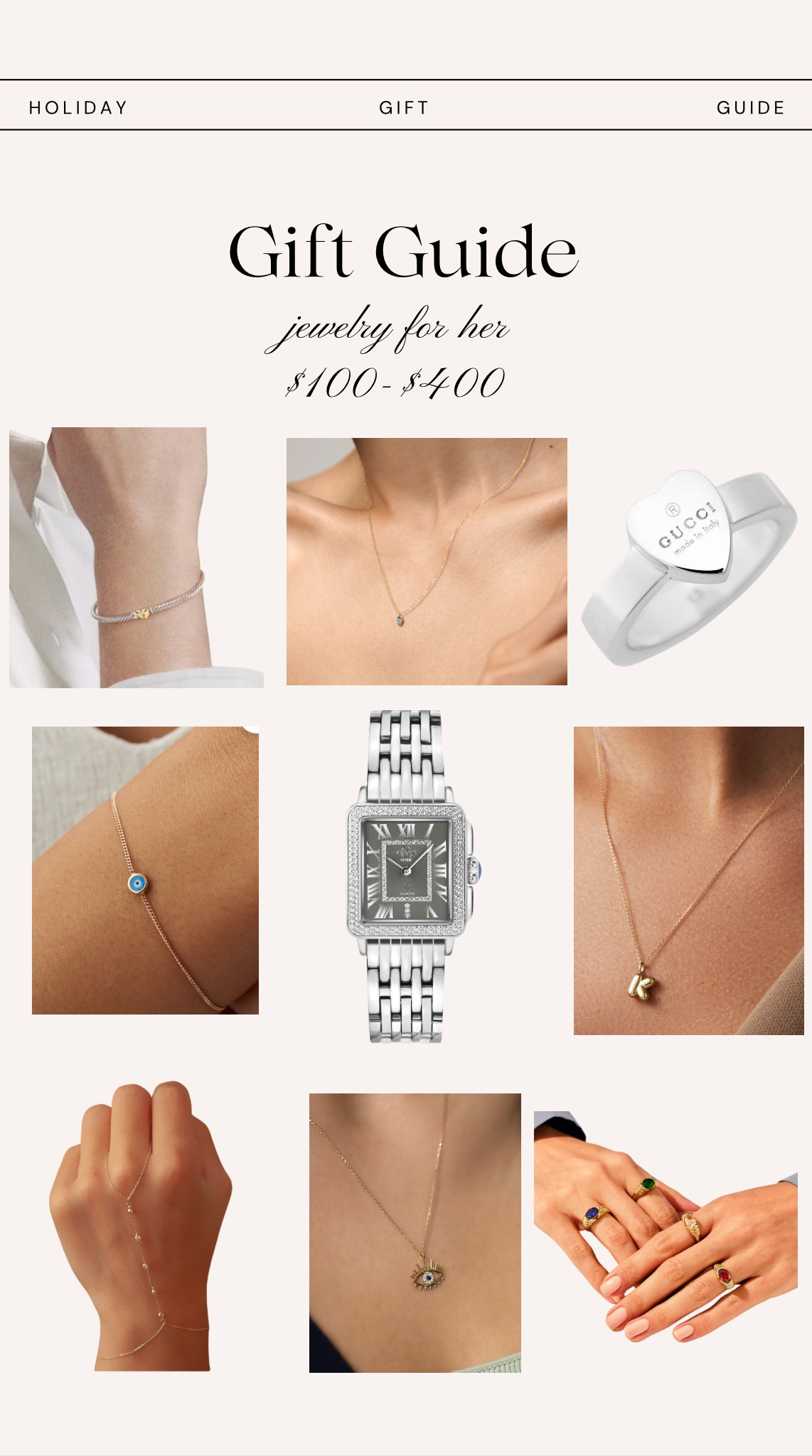 Jewelry gift guide $100-$400 ✨

#LTKSeasonal #LTKGiftGuide #LTKHoliday