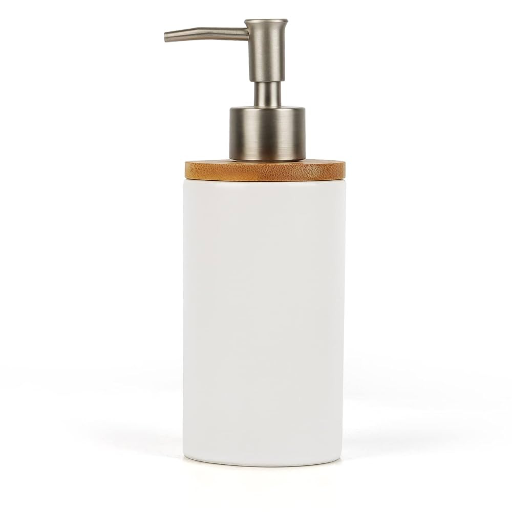 Ceramic Soap Dispenser Hand Soap Dispenser Refillable Liquid Great for Kitchen and Bathroom Decor... | Amazon (US)